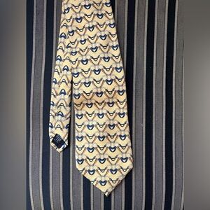 Vintage Paolo Gucci 100% Silk Equestrian Tie